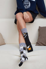 Cat Mismatched Socks