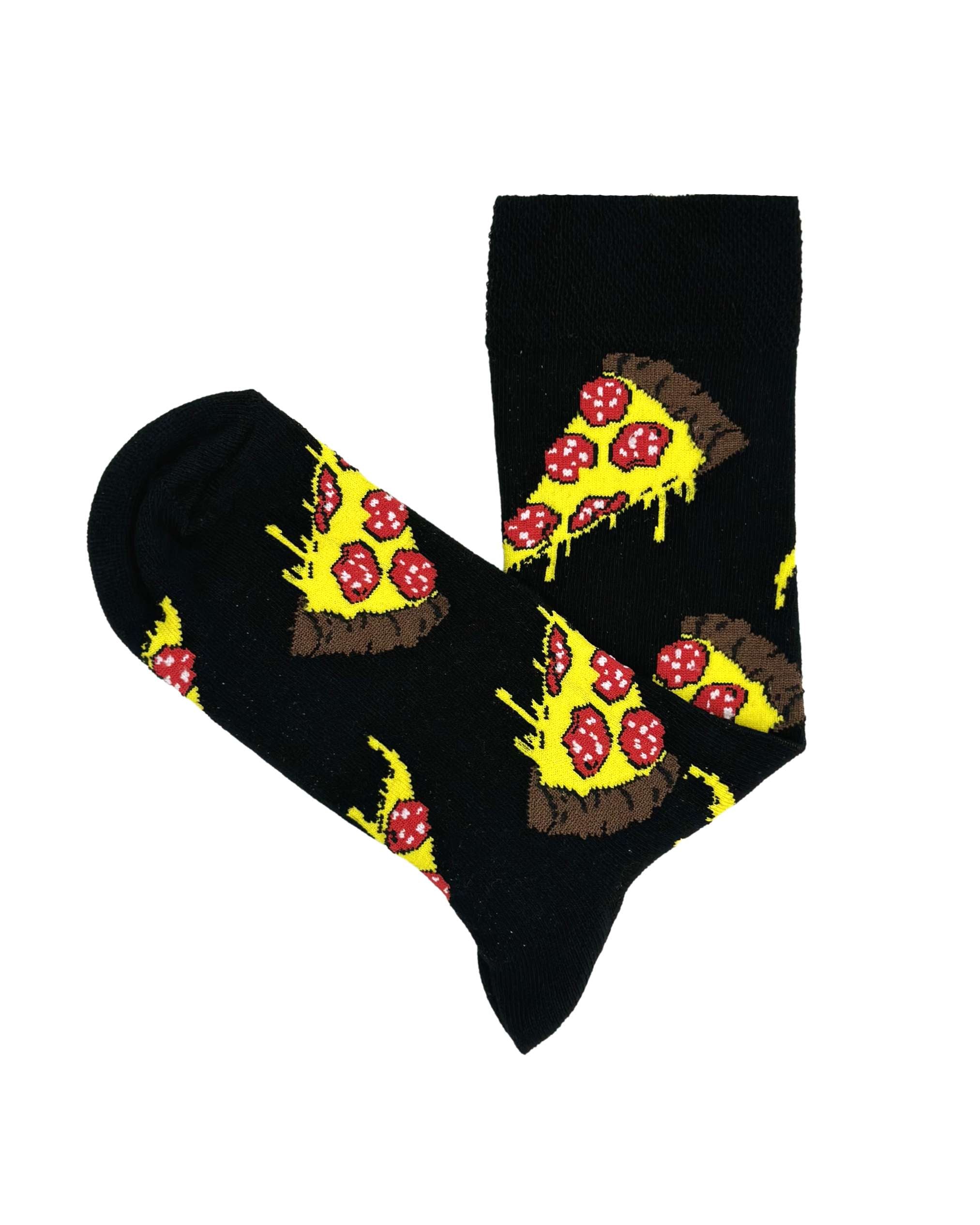 Melting Pizza Slice Socks