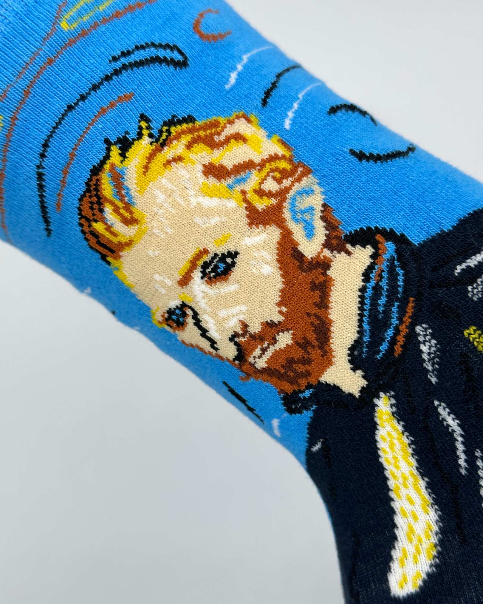 Van Gogh Portrait Socks