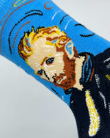 Van Gogh Portrait Socks