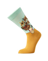 Van Gogh Sunflower Painting Socks