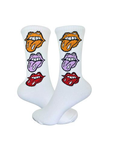 Rolling Lips Socks