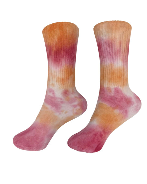 Pink Tie Dye Socks