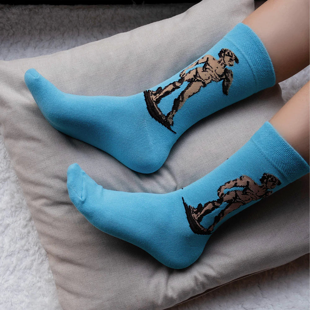 David of Michelangelo Socks