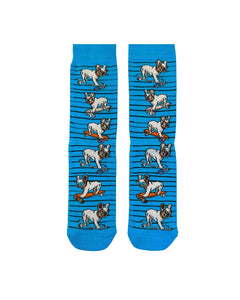 French BullDog On Skateboard Socks