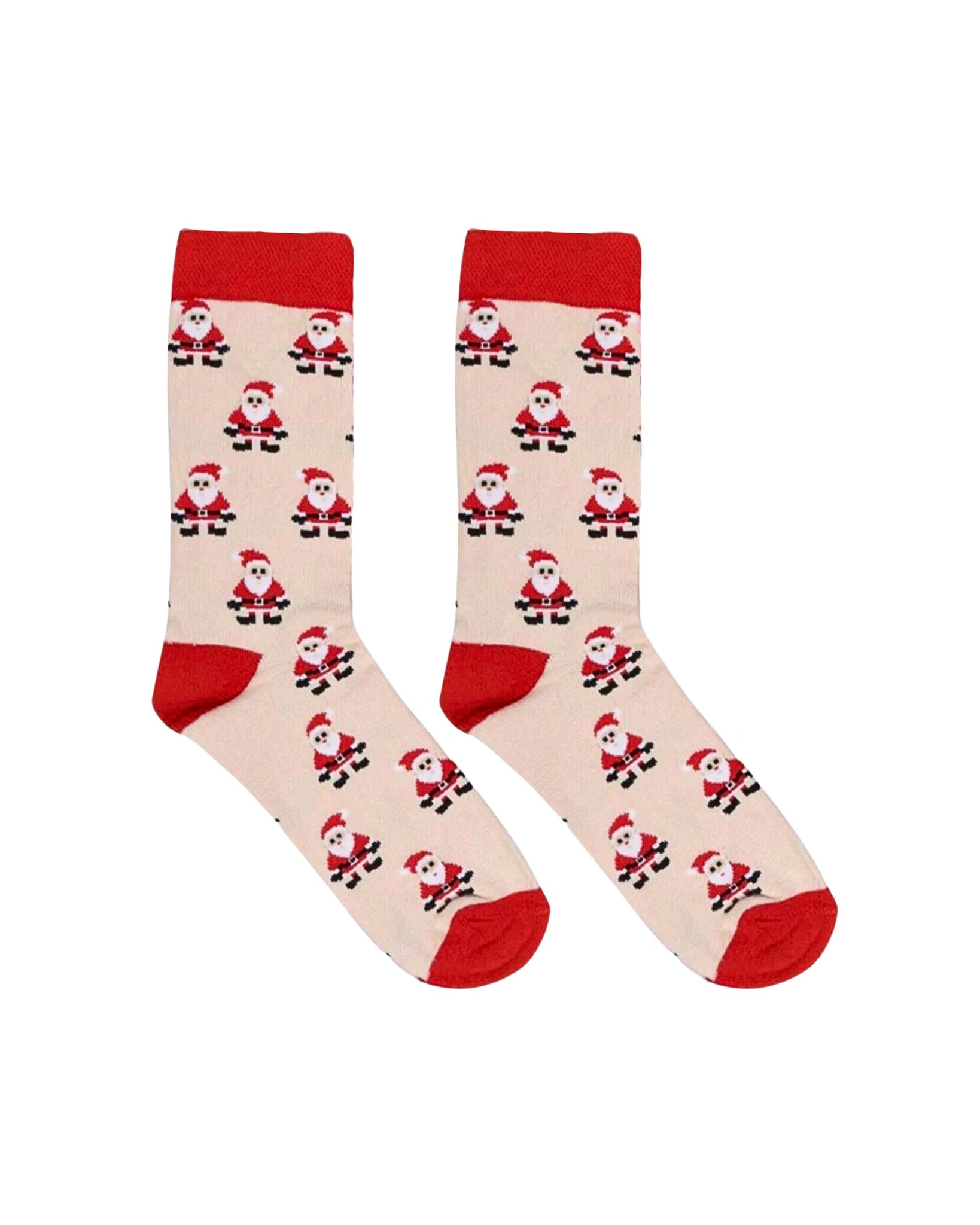 Santa Patterned Christmas Socks