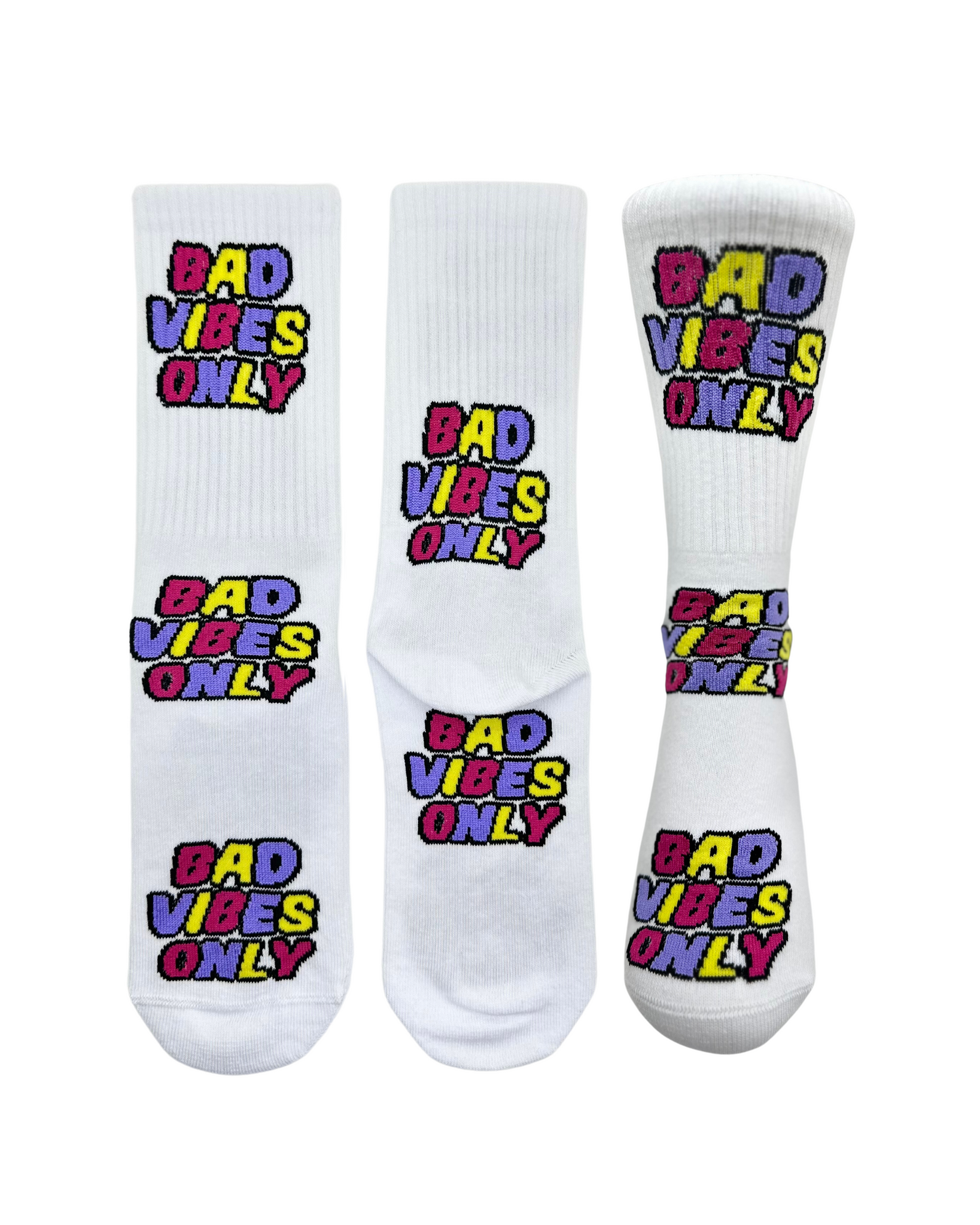 Bad Vibes Only Socks