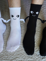 Black Holding Hands Socks