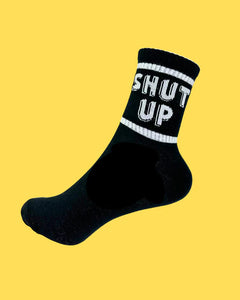 Purple Shut Up Socks