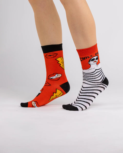 Chill Out Mismatch Socks