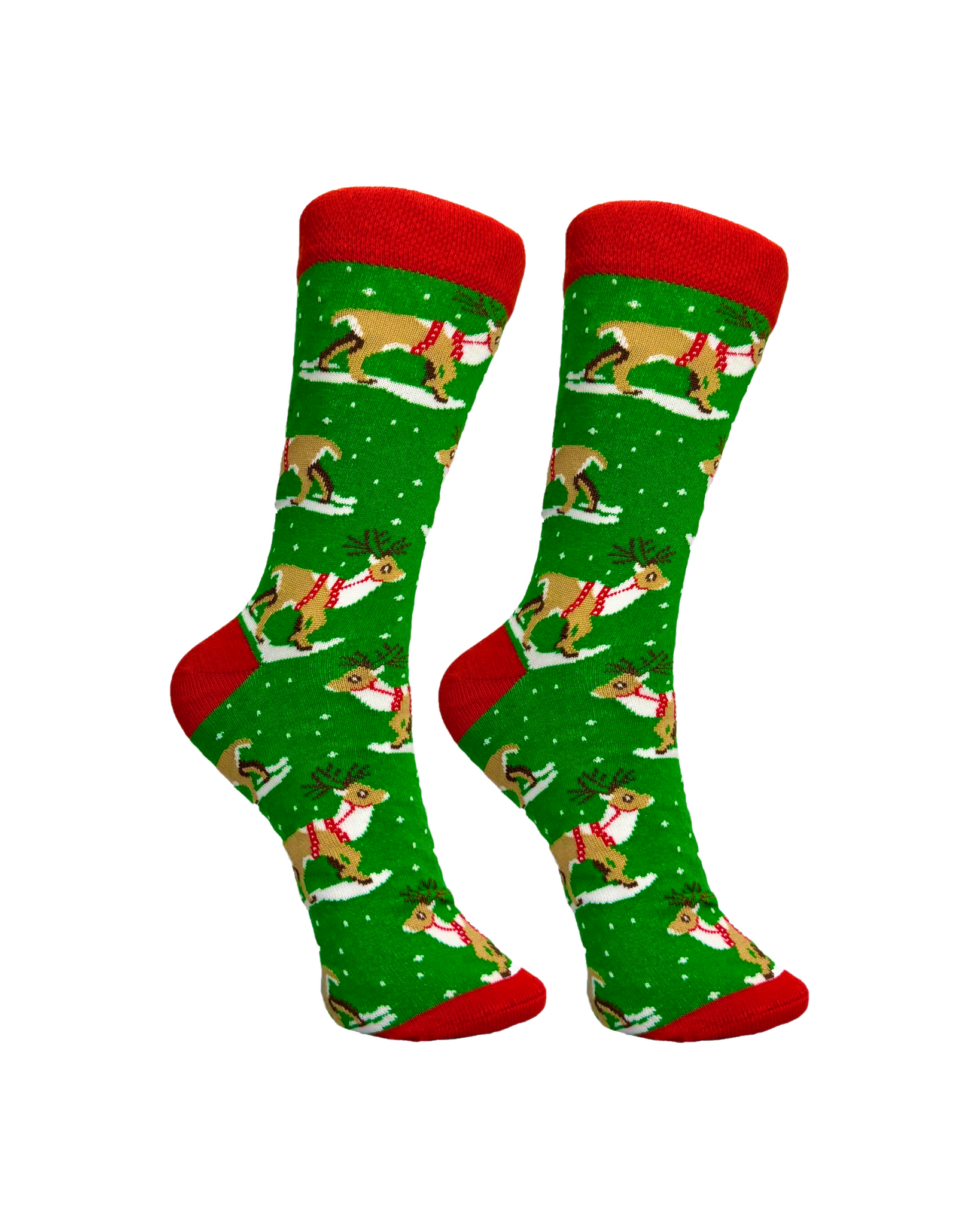 Deer Patterned Christmas Socks