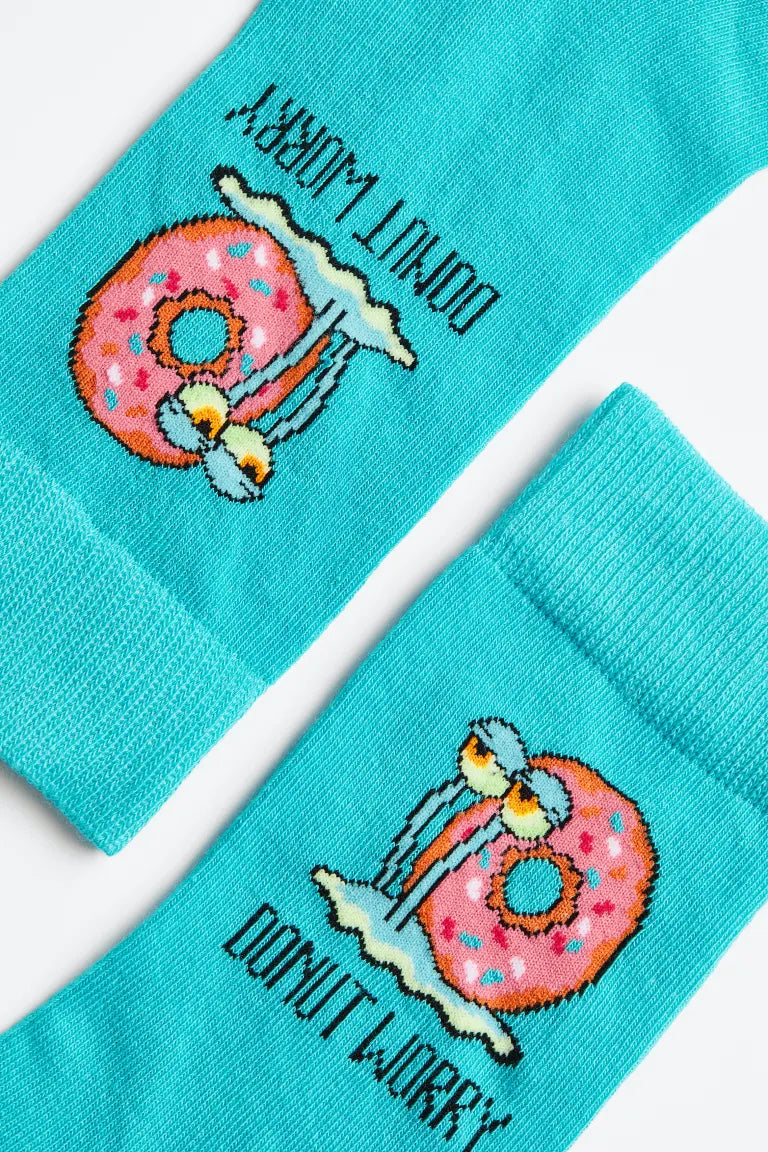 Donut Worry Socks