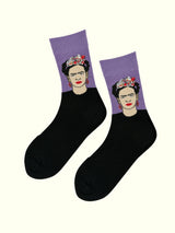 A pair of frida kahlo socks