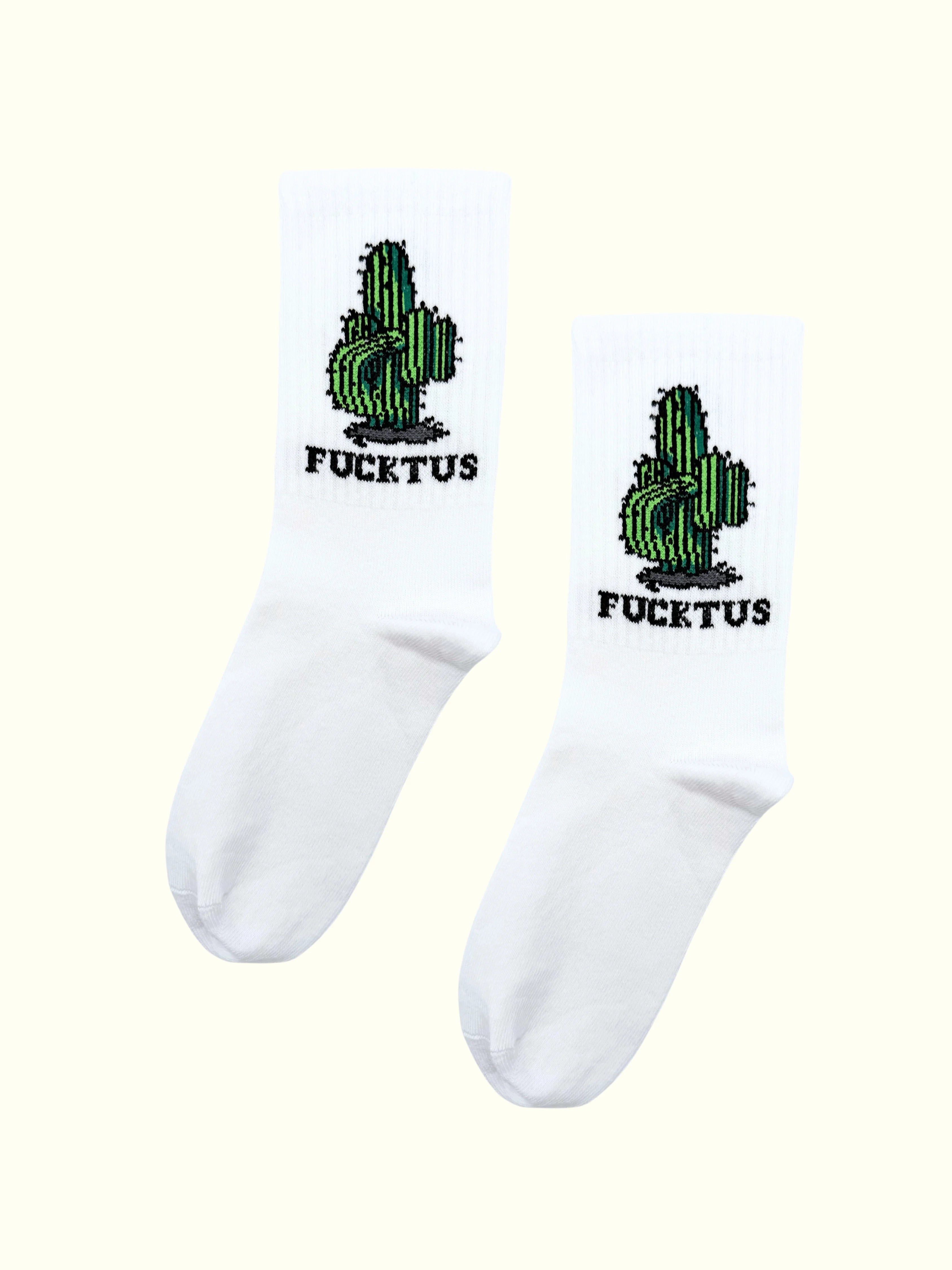 A pair of fucktus socks