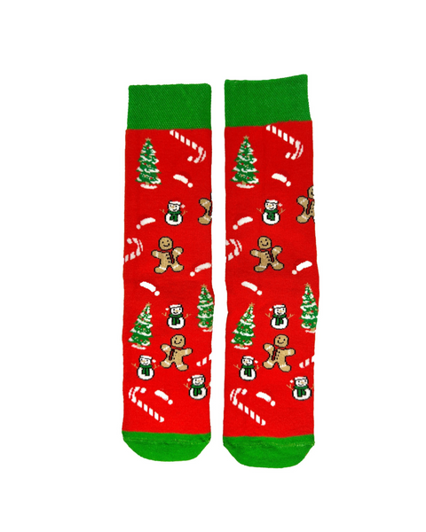 Ginger Bread Christmas Socks