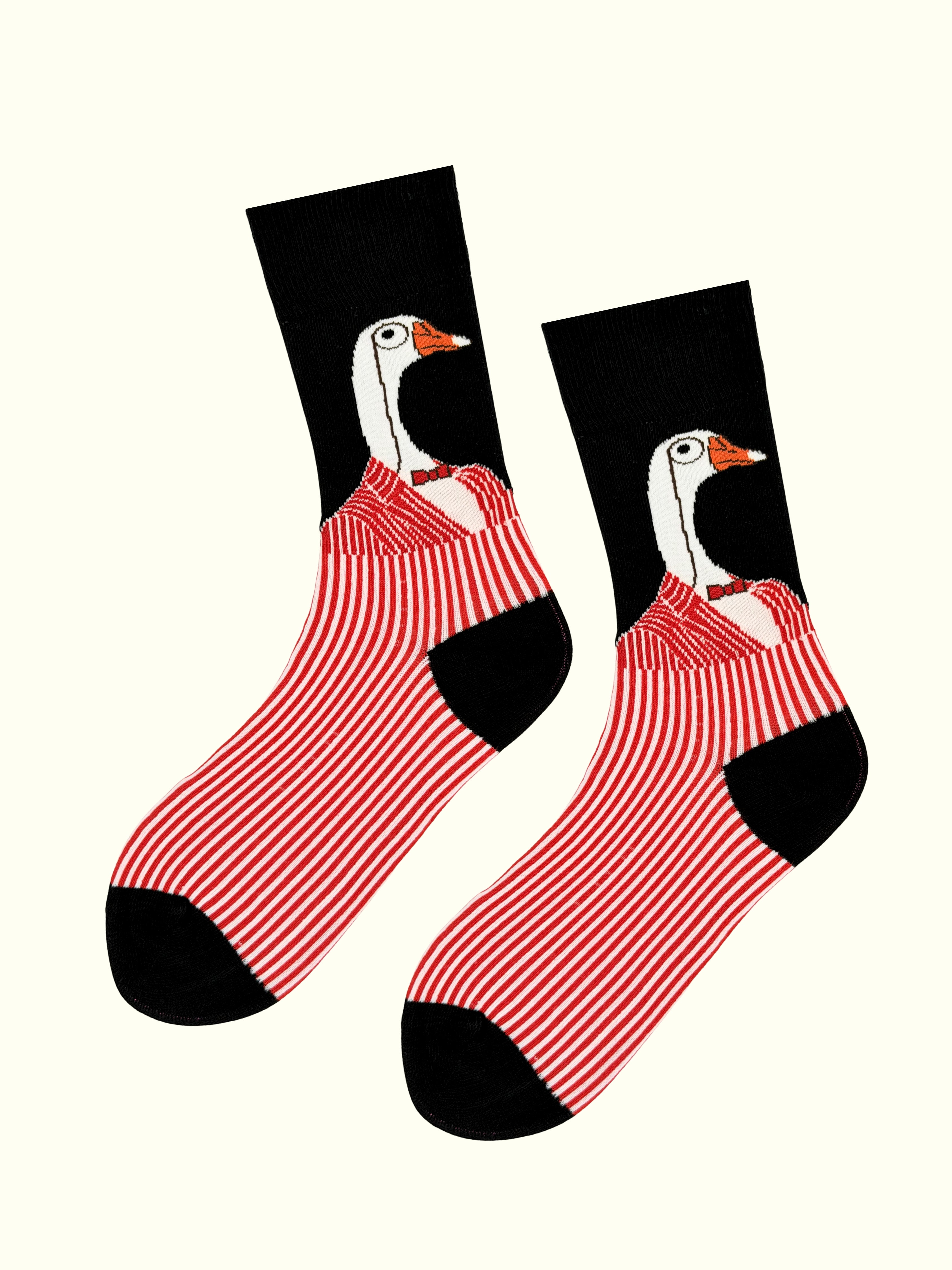 A pair of gentlemen goose socks