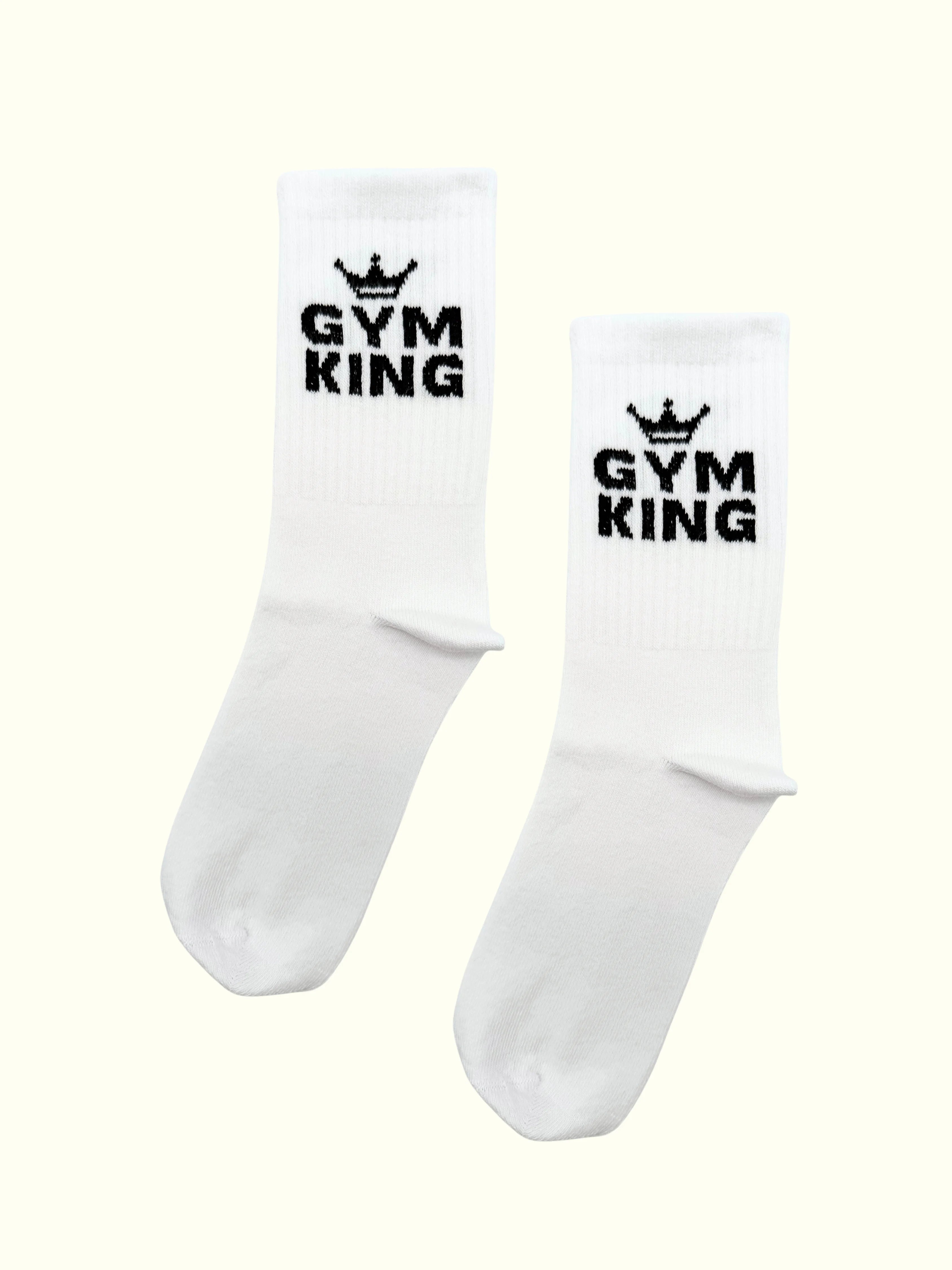 A pair of gym king socks