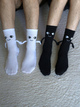Black Holding Hands Socks