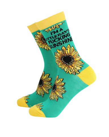 I'm A Little Ray Of Fucking Sunshine Socks