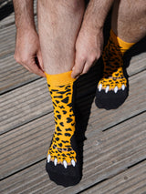 Leopard Paw Socks