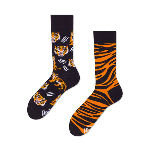 Tiger Mismatch Socks