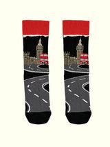 A pair of Big Ben and red bus socks