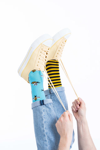 Bee Mismatched Socks