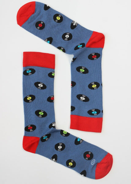 Music Record Socks