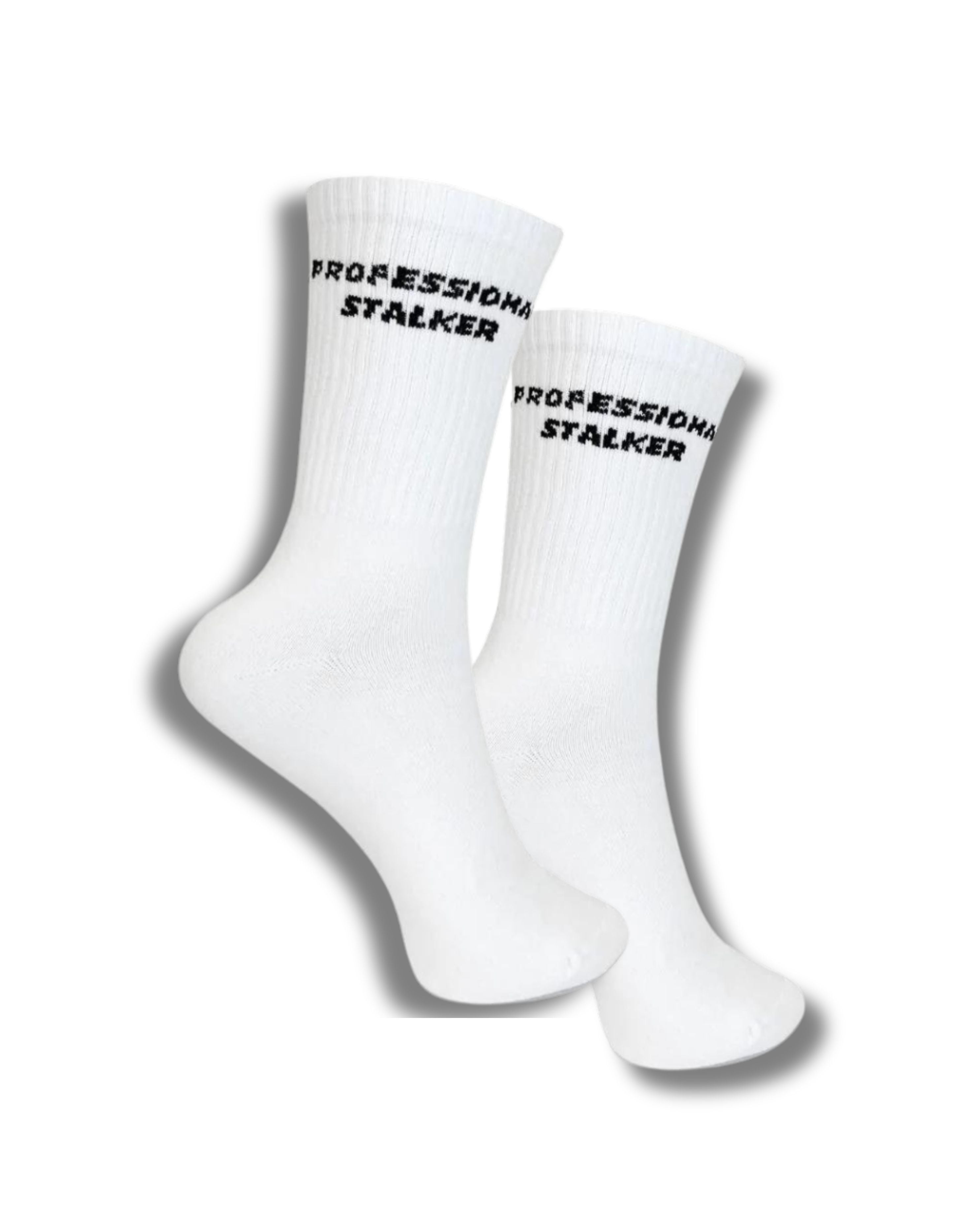 A pair of professional stalker socks