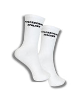 A pair of professional stalker socks