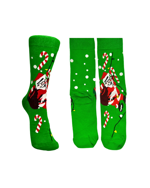 Santa Sugar Cane Socks