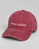 Serial Chiller – Burgundy Washed Cotton Cap