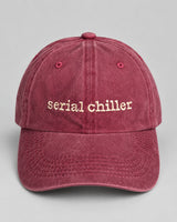 Serial Chiller – Burgundy Washed Cotton Cap