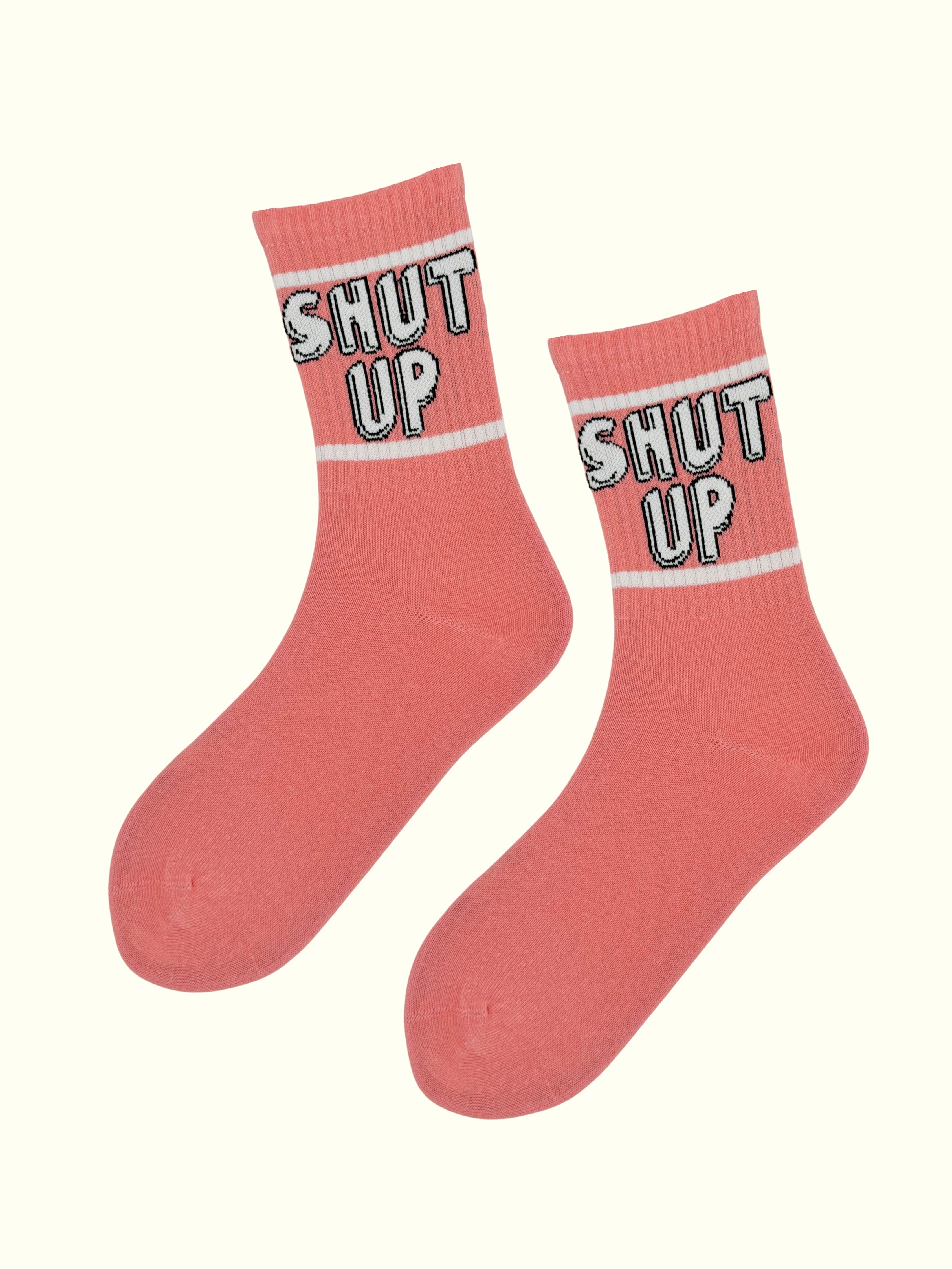 A pair of shut up socks