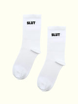 A pair of slut socks