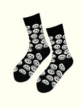 A pair of smiley socks