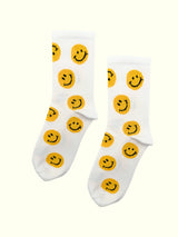 A pair of smiley socks