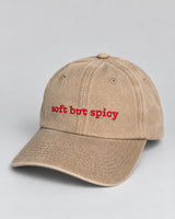 Soft But Spicy – Beige Washed Cotton Cap