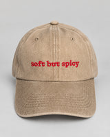 Soft But Spicy – Beige Washed Cotton Cap