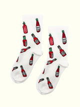 A pair of hot sauce socks