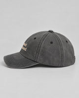 Too Blessed To Be Stressed – Black Washed Cotton Cap