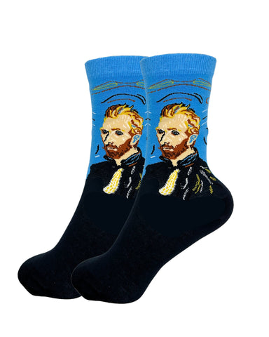 Van Gogh Portrait Socks