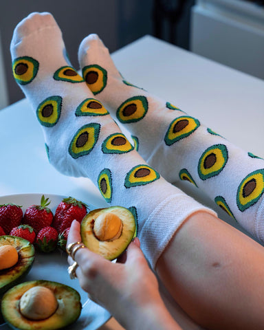 White Avocado Socks