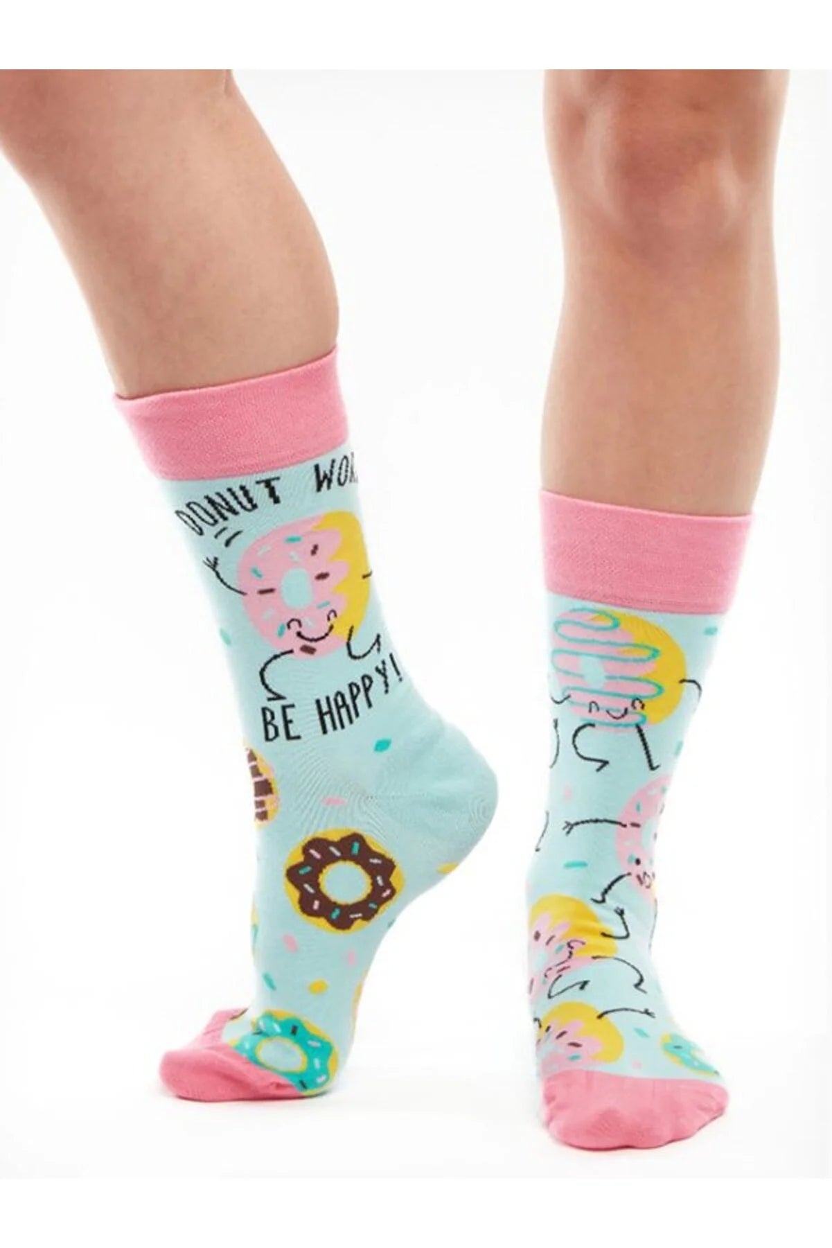 Donut Worry Be Happy Socks