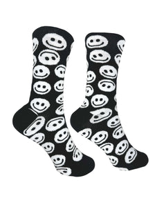 Smiley Black Socks