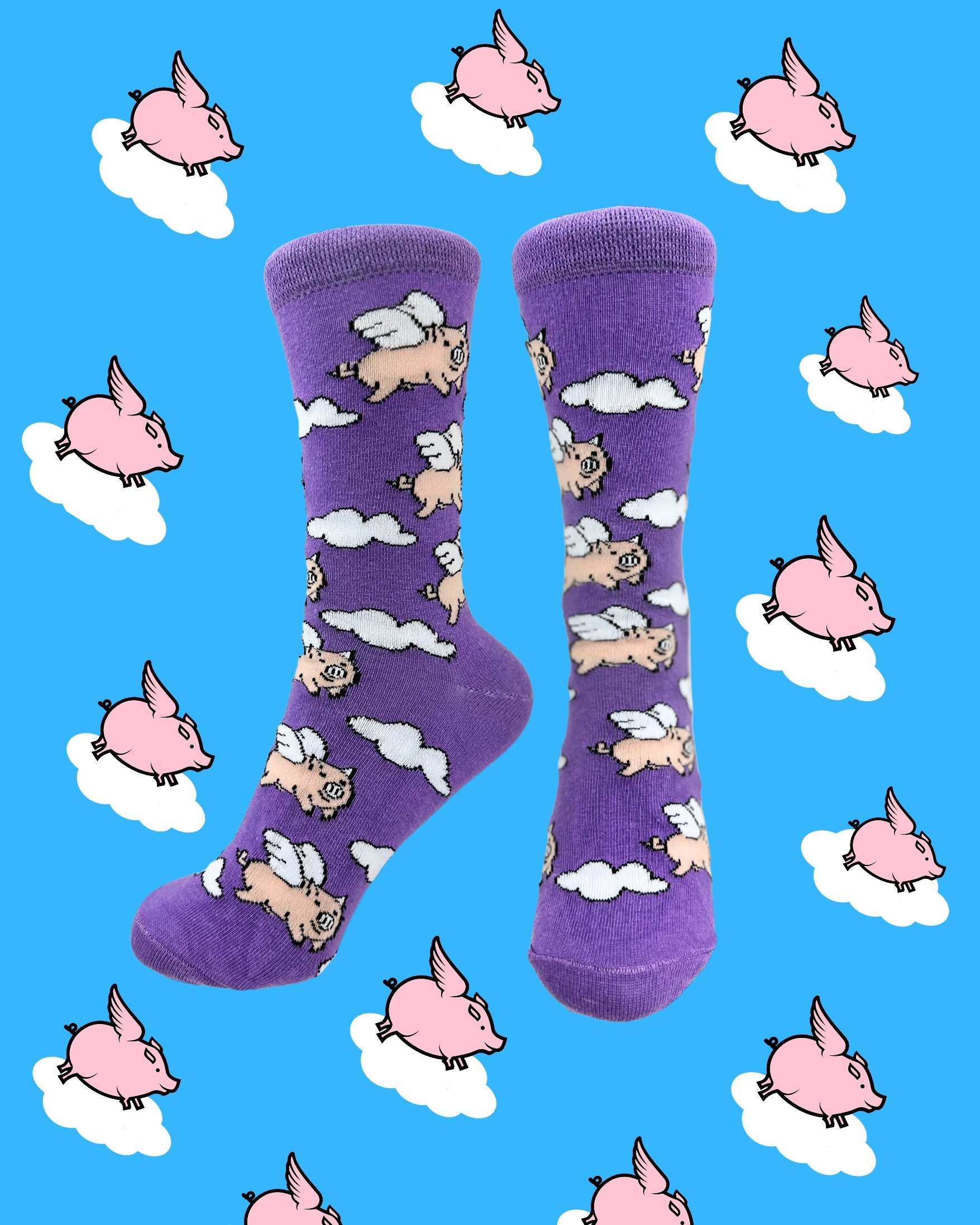 Flying Pigs Socks
