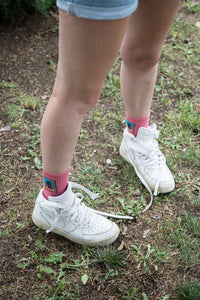 Cactus Pot Framed Pink Socks