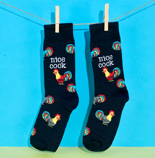 A pair of black nice cock socks
