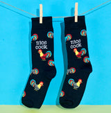A pair of black nice cock socks