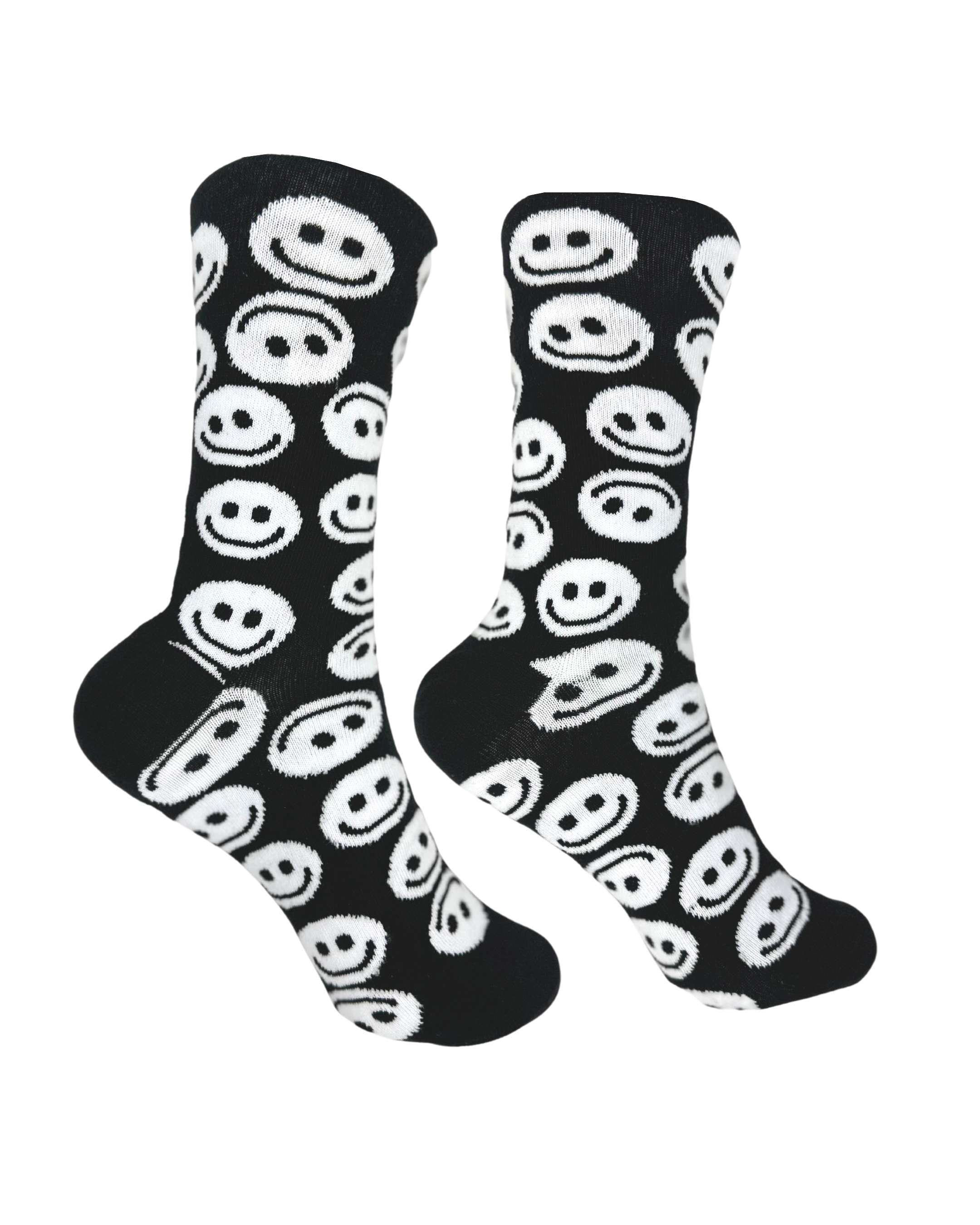 A pair of smiley socks